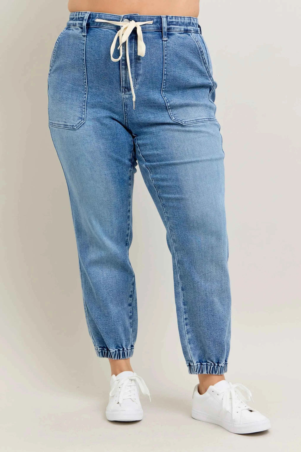 Judy Blue Full Size High Waist Denim Jogger Plus Size 13235ab6-7044-4fa6-9a0c-31fe7470ec88-Max-Origin