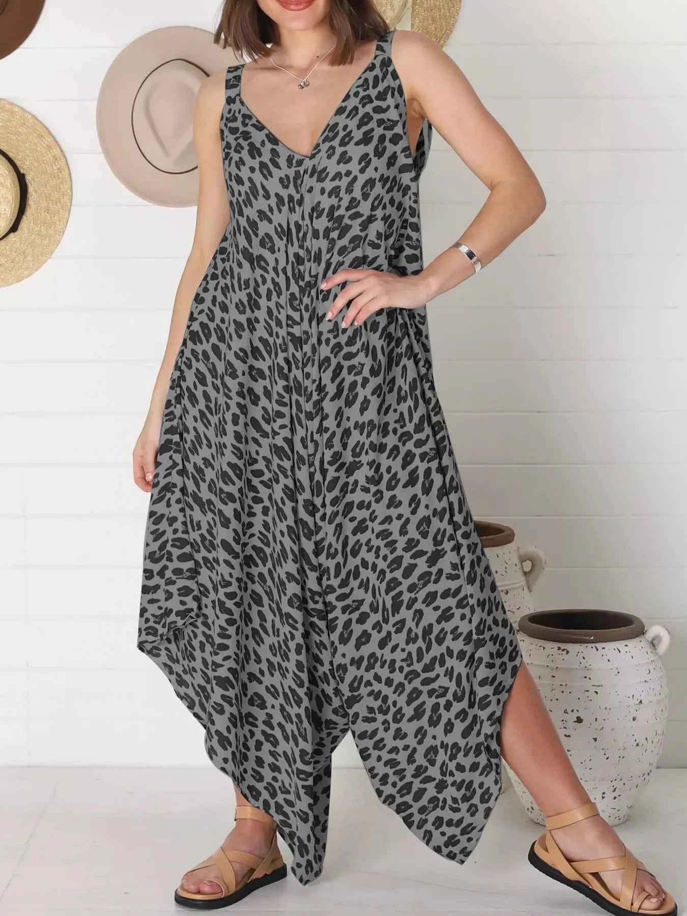 Full Size Leopard Print V-Neck Wide Leg Jumpsuit Plus Size Gray 133d103c38ae4ac38445bc45d8347136-Max-Origin