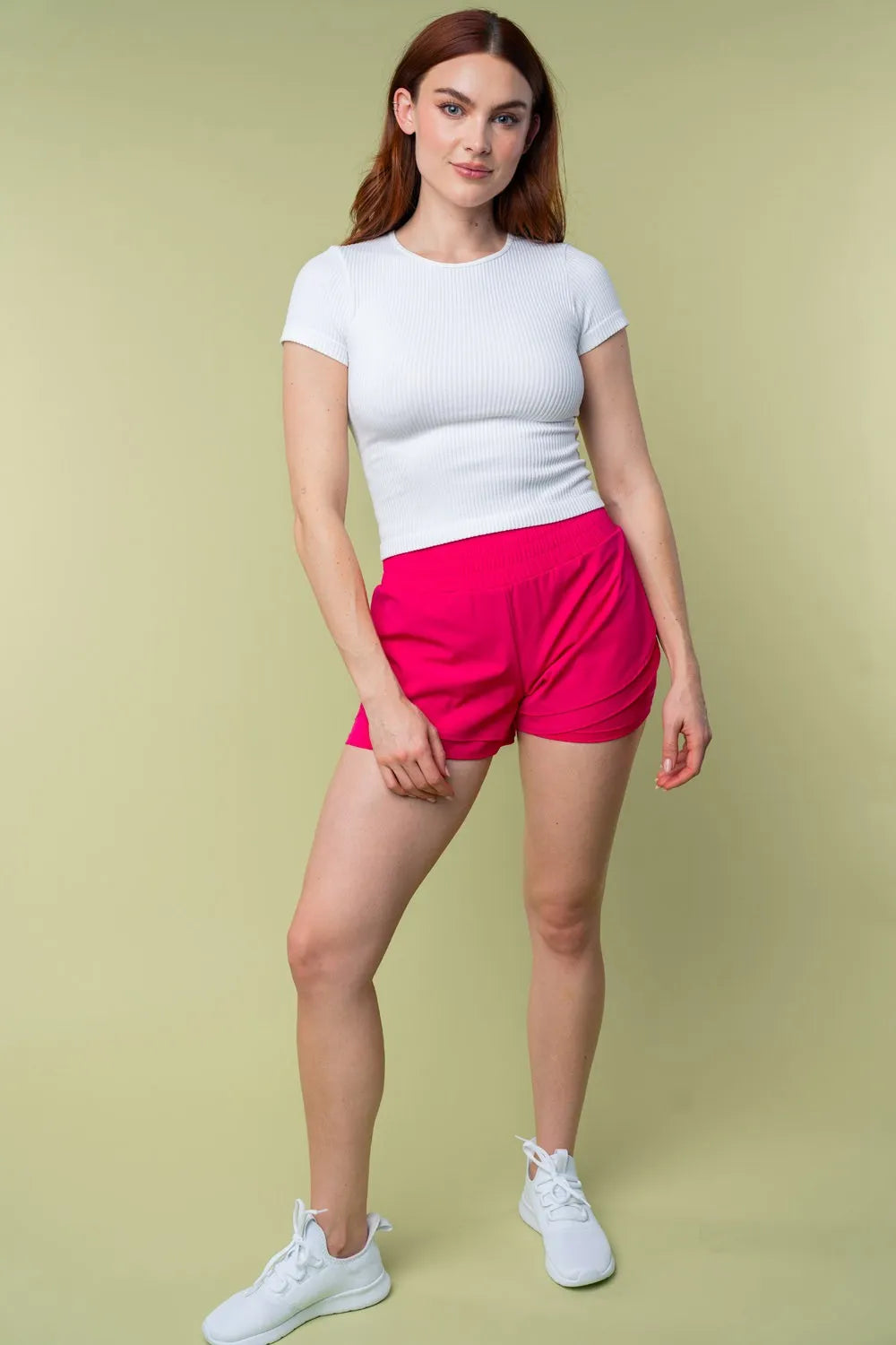 White Birch Full Size High Waisted Knit Shorts 13472e4b-c1b7-4a4d-9ff5-69849e579250-Max
