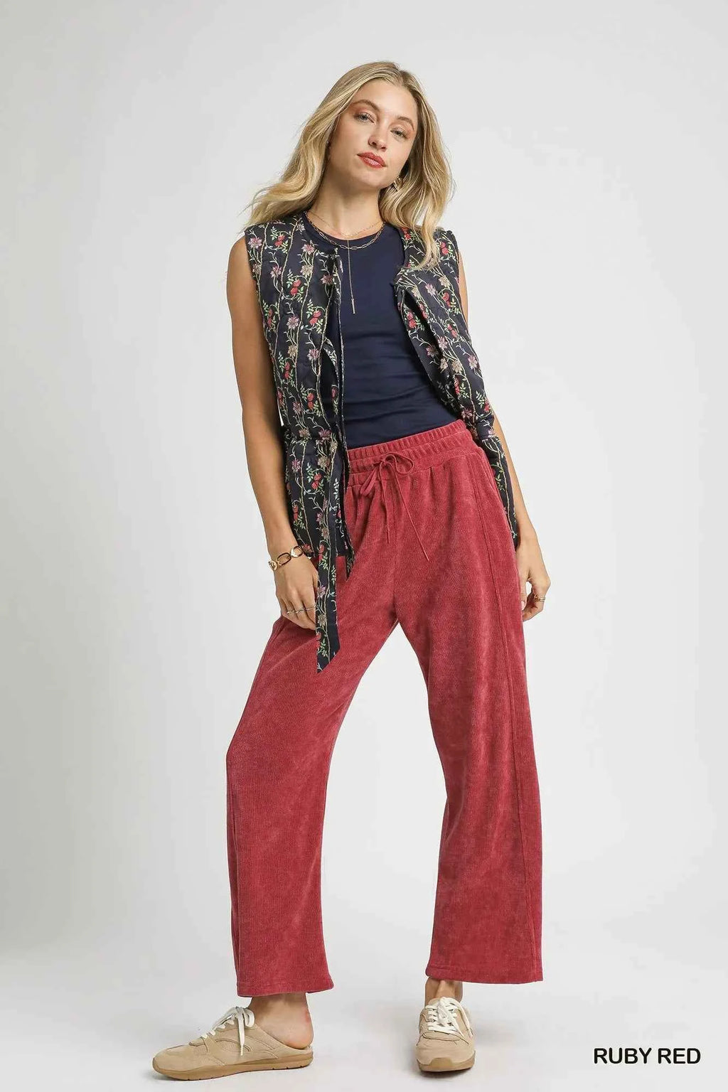 Umgee Drawstring Wide Leg Pants 135157df-90c8-4f8f-8d77-aa5acbc70af8-Max-Origin