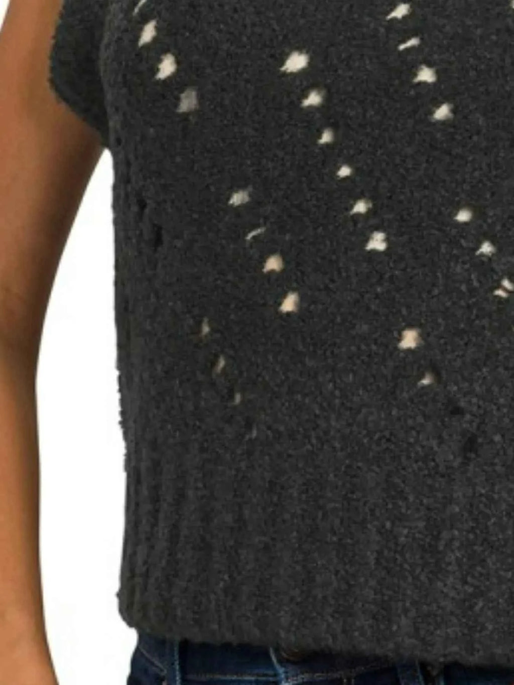 Zenana Openwork Textured Wool Sweater Vest 1354e1ab-95f1-4740-9a5f-89bcb5808b2a-Max-Origin