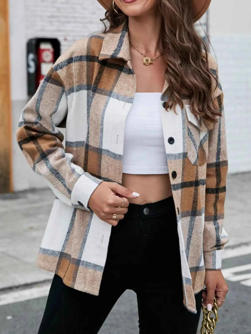 Plaid Button Up Long Sleeve Shirt 1363bb63-1c98-47fa-ae26-b1de2f303baa-Max-Origin