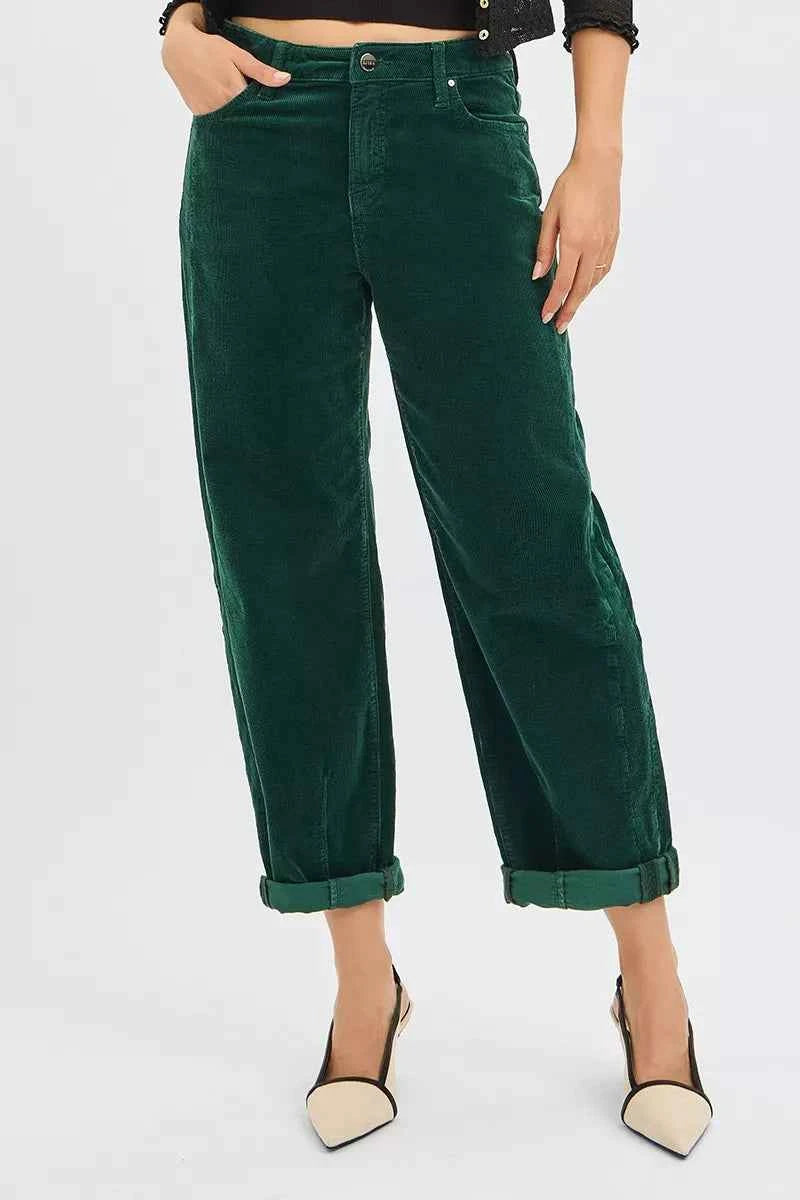 RISEN High Rise Crop Barrel Cordurory Pants 13834c53-bb00-424c-a034-a80607f972be-Max-Origin