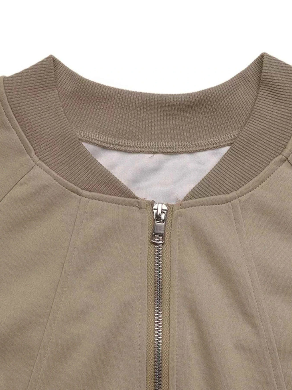 Zip Up Raglan Sleeve Jacket 1396cfd0b36f46d29407833e8c1a51b5-Max-Origin