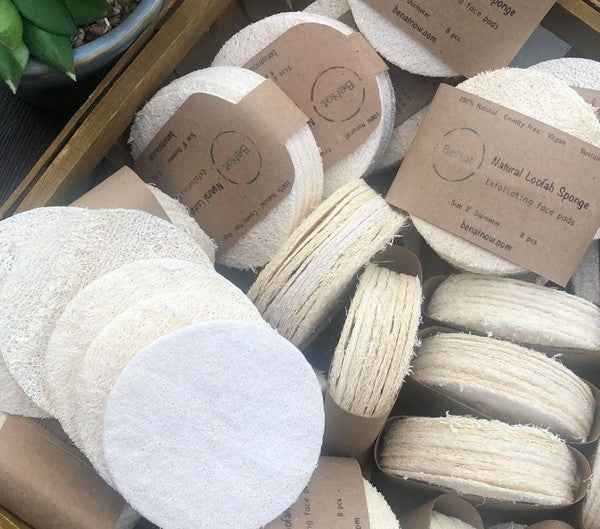 Natural Loofah Pads 5-pcs 13b07acc-efbb-4582-b4fd-6fcb568f1b11