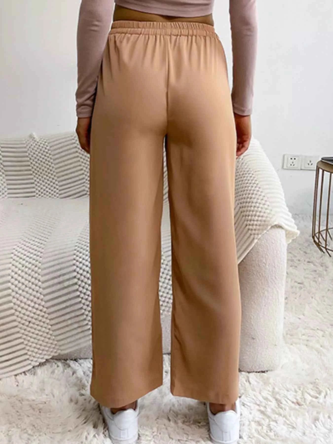 Wide Leg Drawstring Casual Pants 13c10ffa-9441-4de1-9f98-d31c98fb87c3-Max-Origin