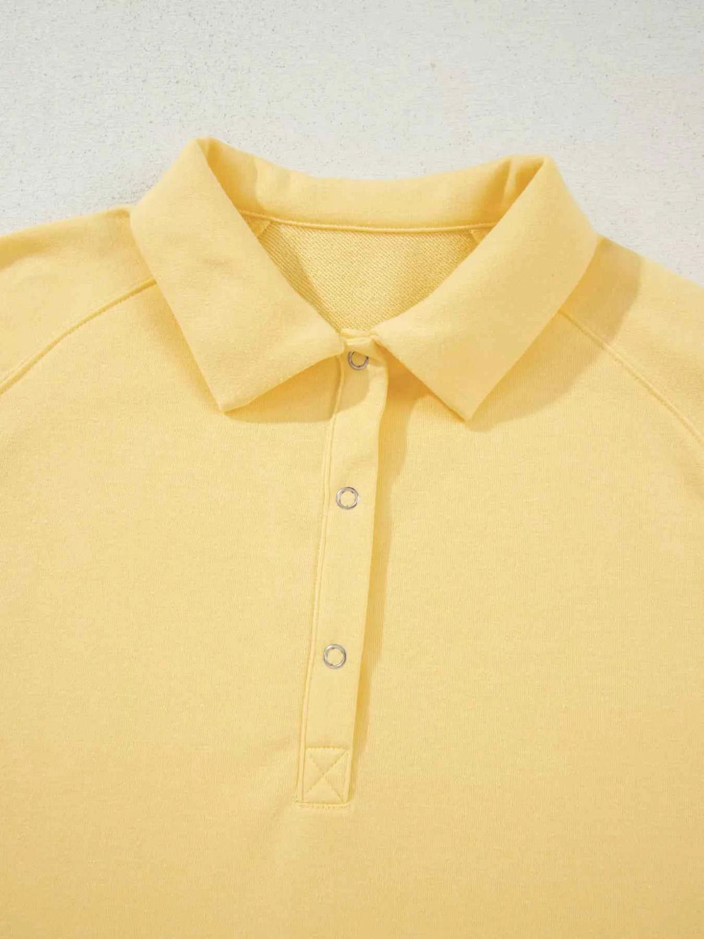 Button Collar Drop Shoulder Top and Shorts 2pcs Set 13c9a2d185ff4cf7a014357341419316-Max-Origin