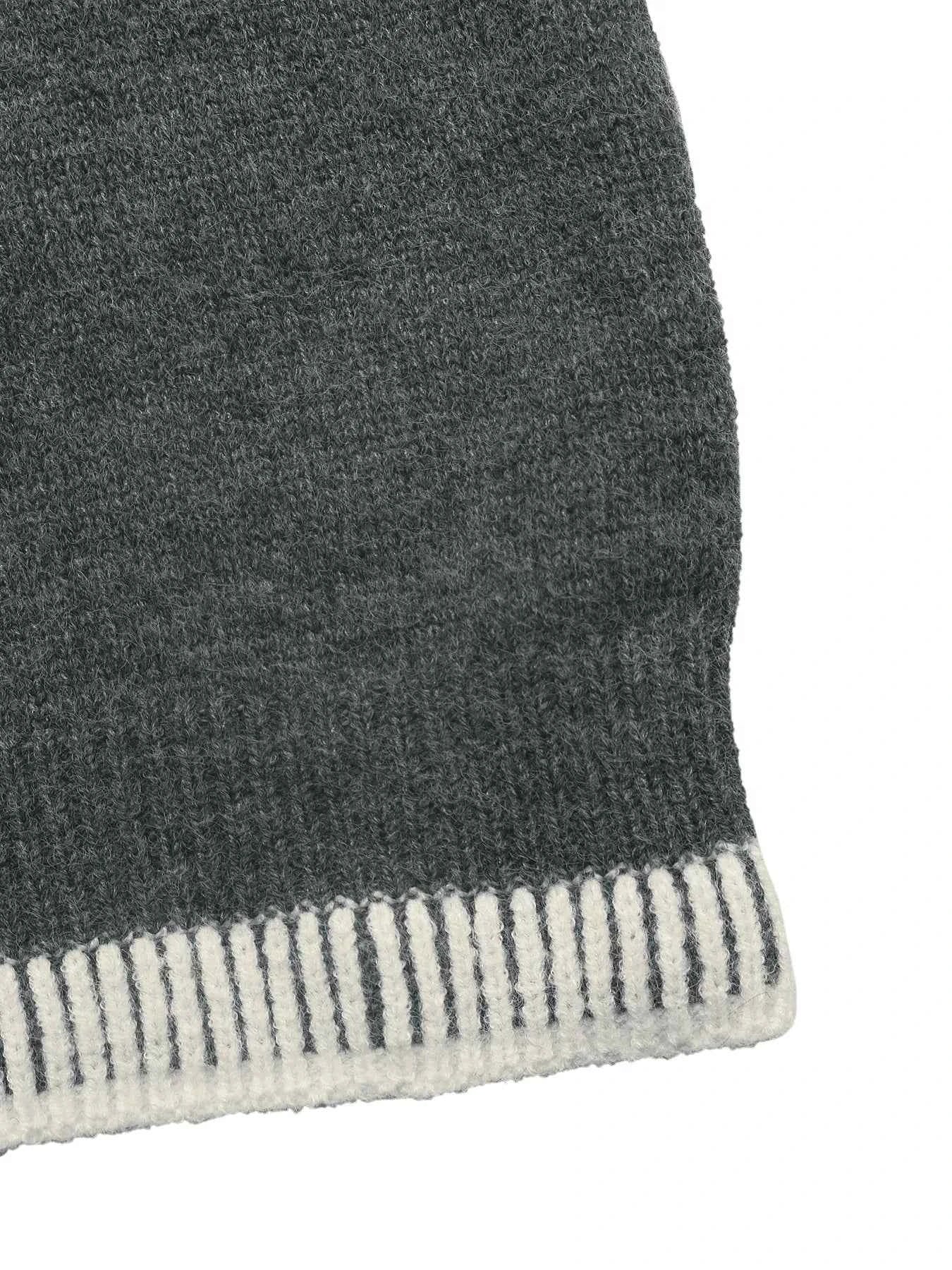 Contrast Trim Quarter Zip Hooded Sweater 14850439ccc44711a61d73dba5179a90-Max-Origin