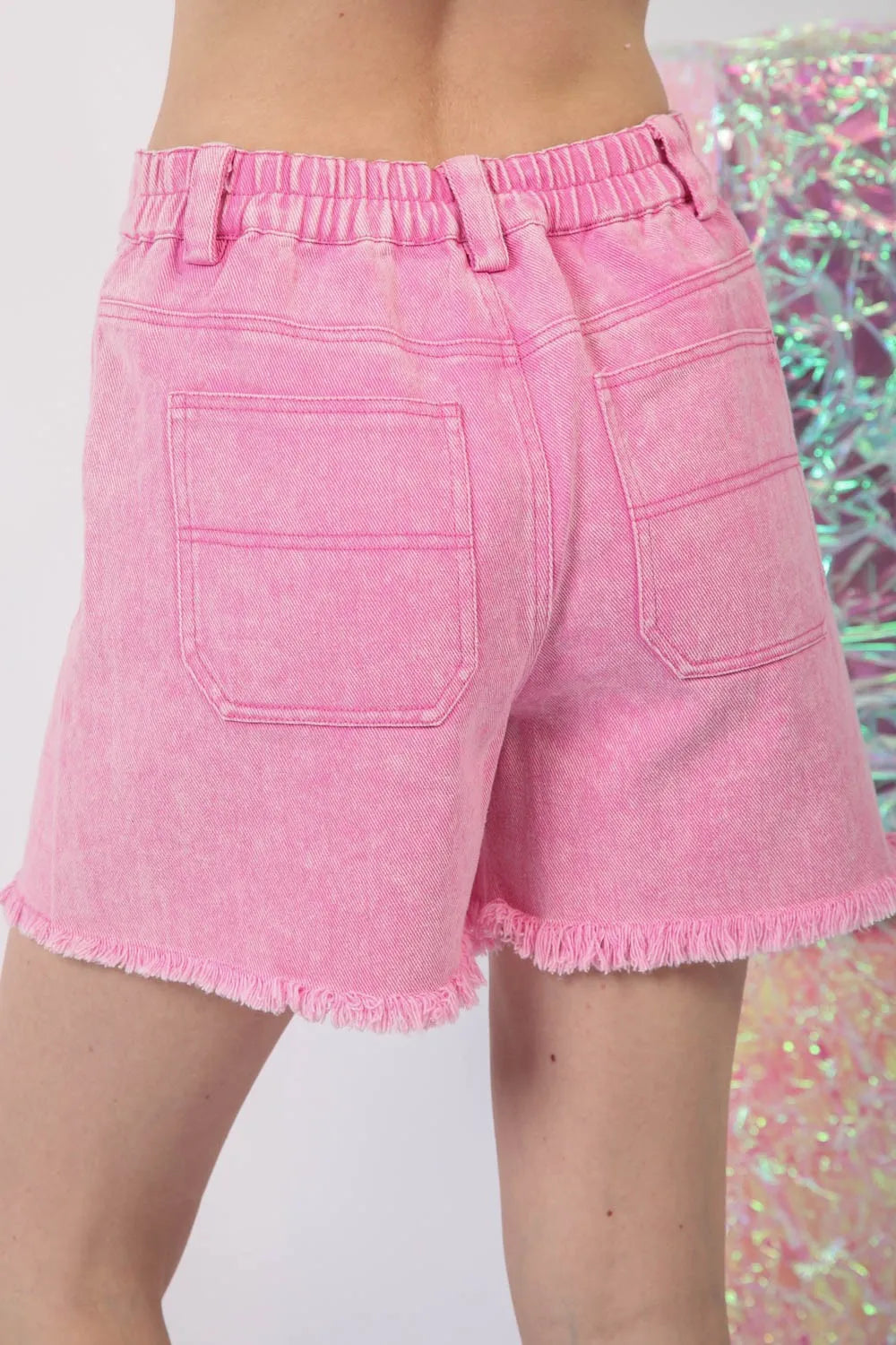 VERY J Washed Raw Hem Denim Shorts 14af5ccf-dcc9-4f7a-ab6b-733e838723b2-Max