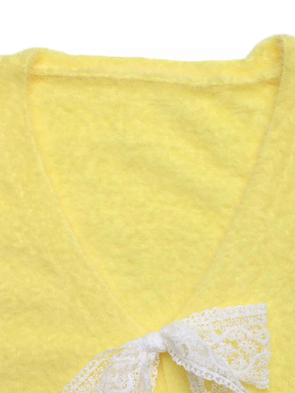 Lace Bow-Tie Front Long Sleeve Cardigan 14d836609c7445239fc2adbe47776f54-Max-Origin