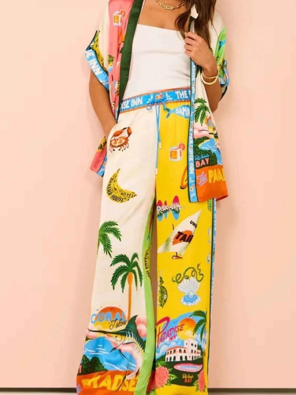 Printed Half Sleeve Shirt and Wide Leg Pants Set 14ede2ba-186a-4d42-96dd-ebec6e8d4c57-Max-Origin
