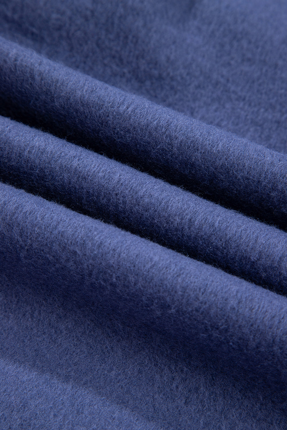 Dirty Blue Drawstring Hooded Tunic Sweatshirt 152edccb99c1ba08