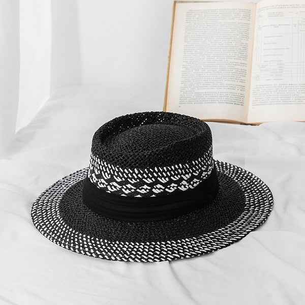 Straw hat Black One Size 15863722_ad4ad9ba-efc6-43dc-81de-b9729cd1926e