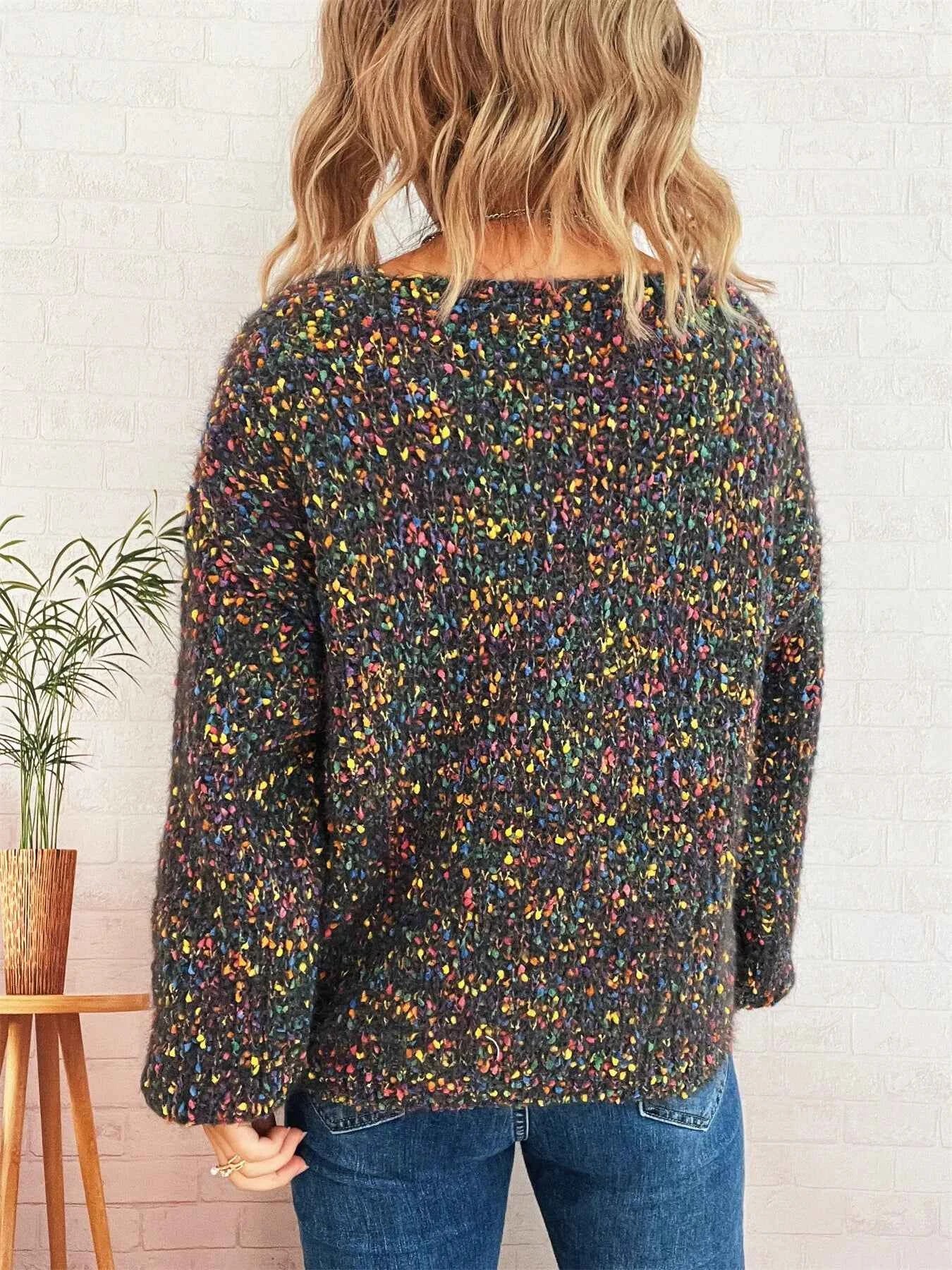 Colorful Long Sleeve Sweater 1687b2fd6f9341be93ddf10d9ed454af-Max-Origin