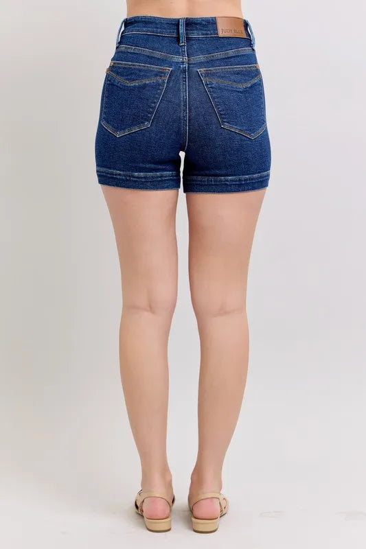 Judy Blue Full Size High Waist Tummy Control Denim Shorts Plus Size 16a2c1cf82fd471fad9c2ebb883ac6be-Max-Origin