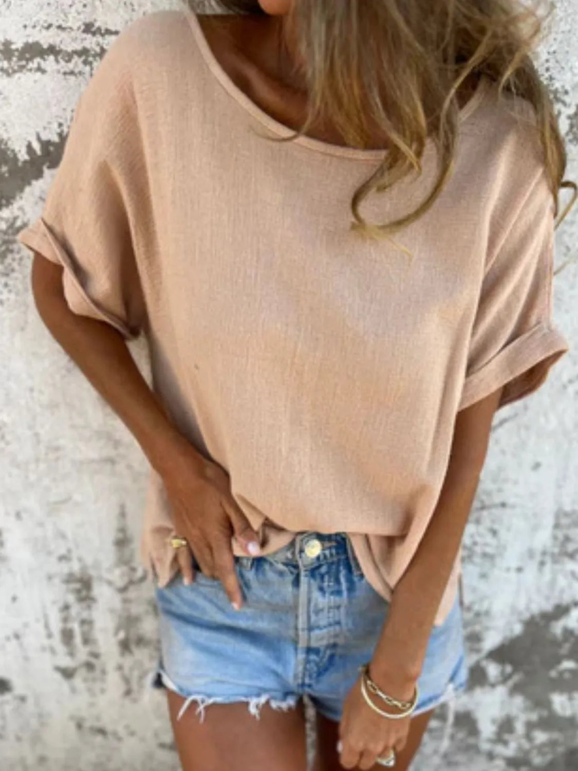 Full Size Round Neck Short Sleeve T-Shirt Plus Size 16aec42d-0bf2-4ee8-bf74-d7605ecf60e2-Max-Origin