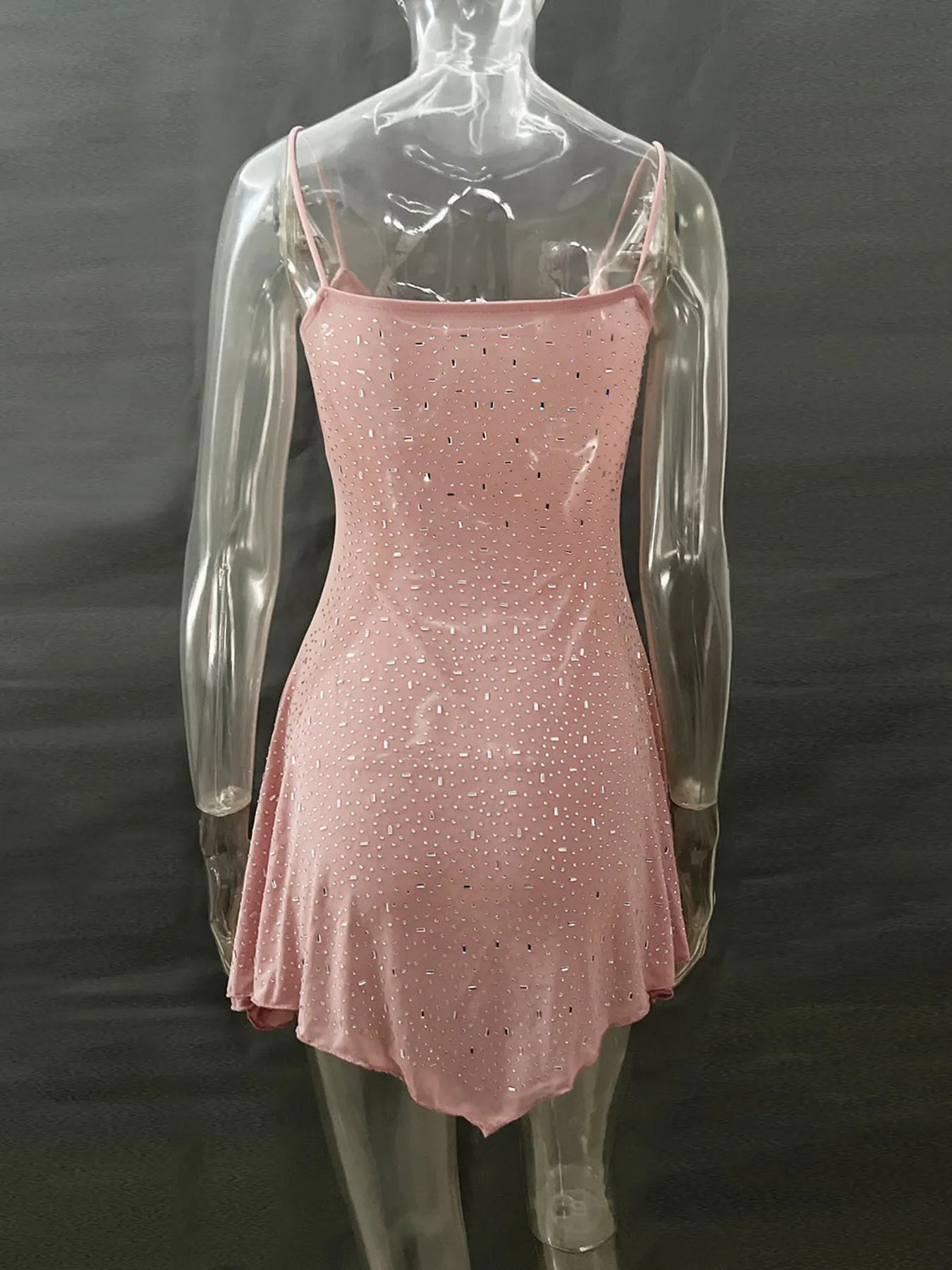 Rhinestone Decor Mini Cami Dress 16bf7aca16cd41368882ac22d3ff2938-Max-Origin