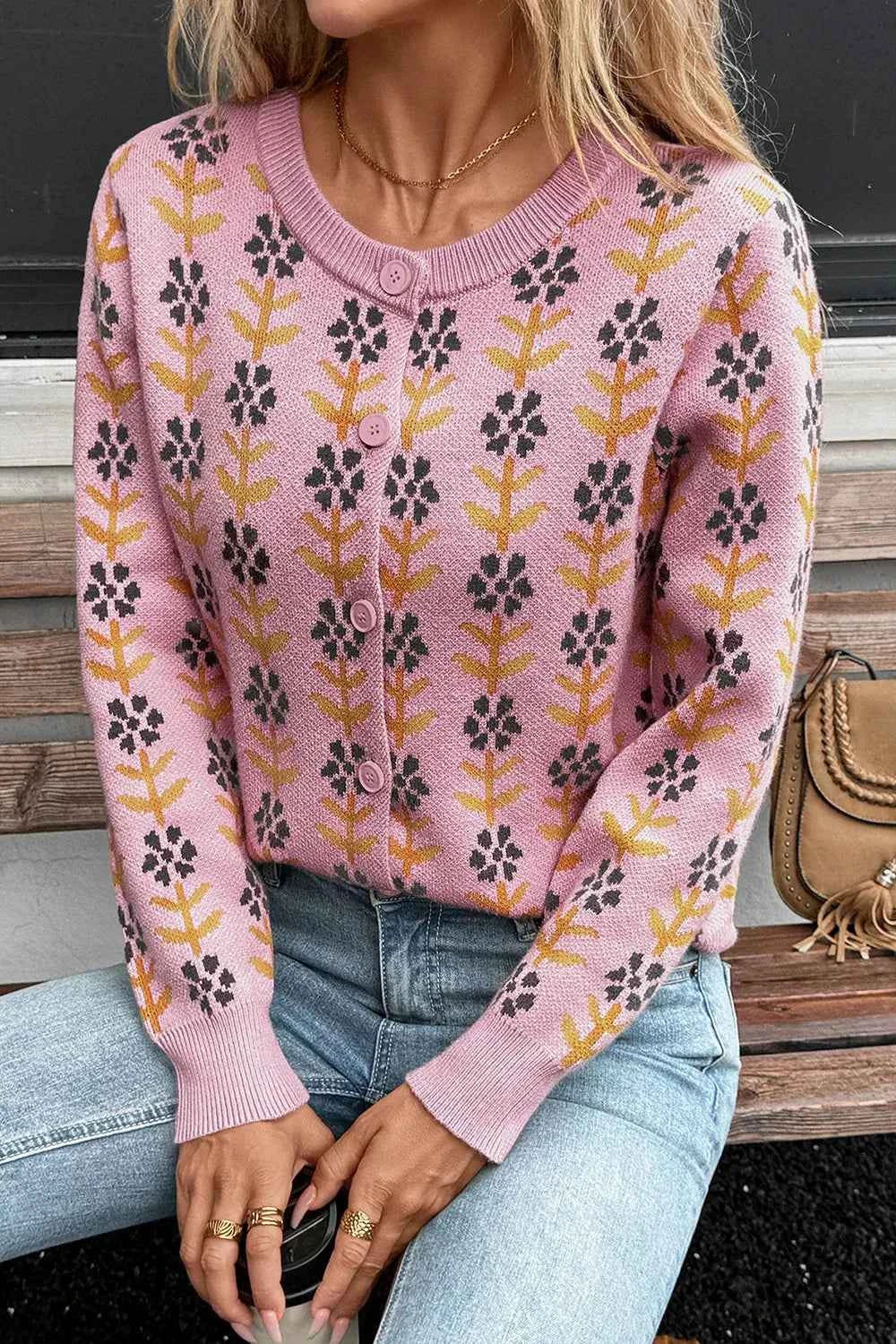 Floral Button-Up Knit Cardigan 17a10d3d-0e9a-474b-a1dc-7baf56e801cb-Max-Origin