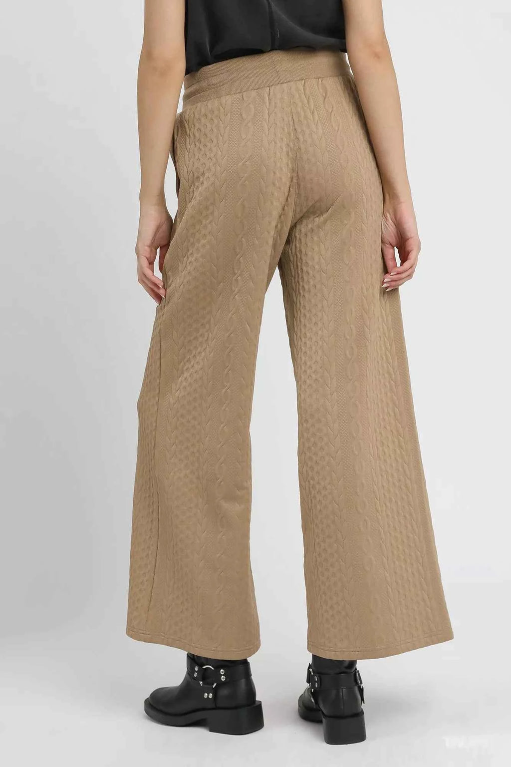 Umgee Cable Knit Textured Wide Leg Pants 17a85a62-dd5a-43bf-99ed-ef8c85345277-Max-Origin