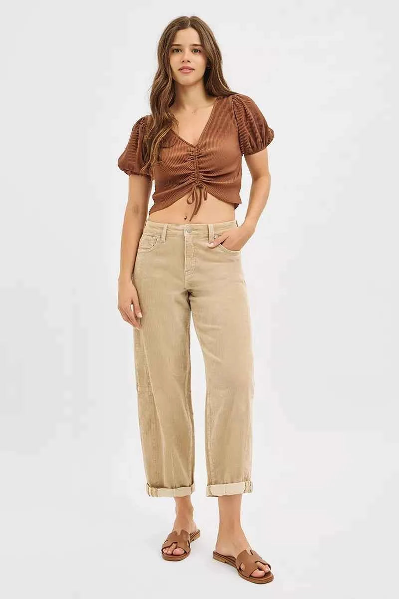 RISEN High Rise Crop Barrel Cordurory Pants 187f0e82f3e44c52b48ea2f1d3e182c8-Max-Origin