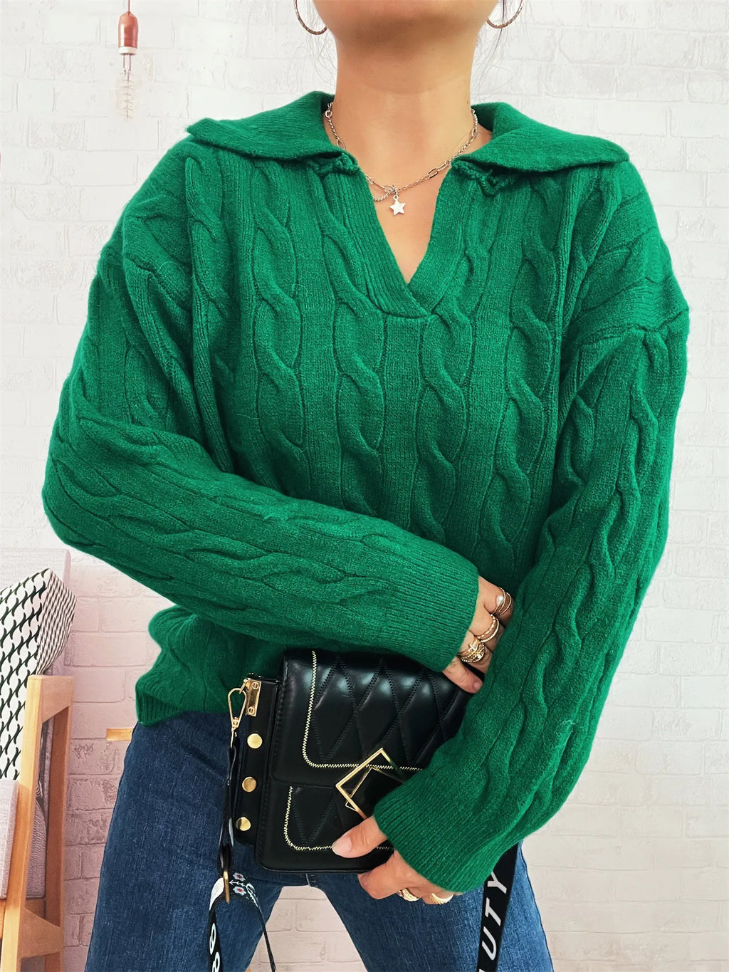 Cable Knit Johnny Collar Sweater 188ae4f42e024f8a8f6a6cab3754f5dd-Max-Origin