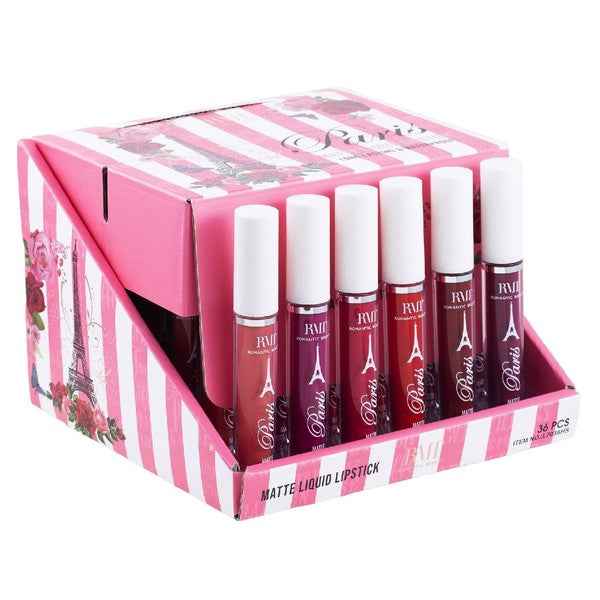 36 PC Paris Liquid Matte Lipstick Red 19039287_ba333876-acdc-45ad-9c36-8271d7d8ffb6