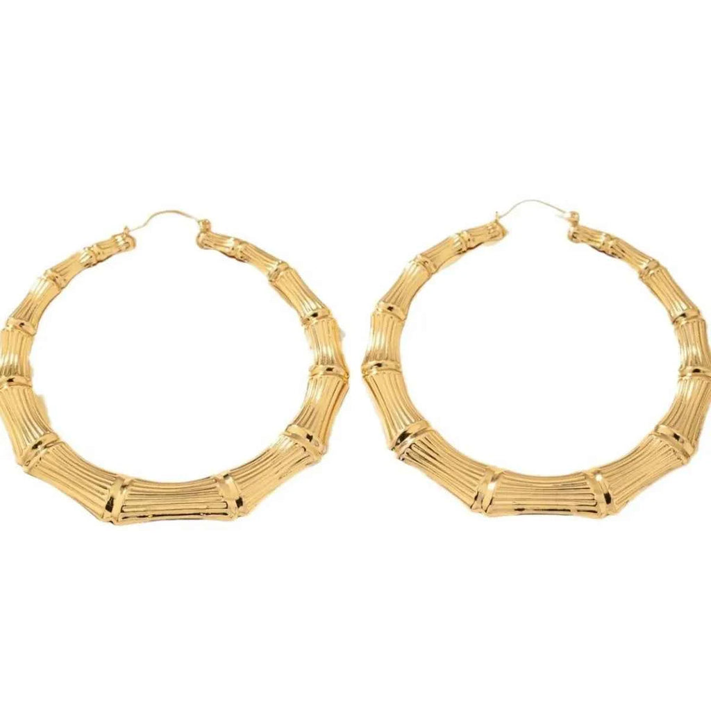 Stainless Steel Textured Hoop Earrings 1905dec5-ce33-4cdd-bf82-39530aad74cb-Max-Origin