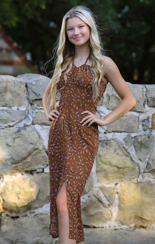 Front Side Slit Maxi Dress 19503534_0c4a1256-4512-4ca5-8f7a-293dfcb14ca1