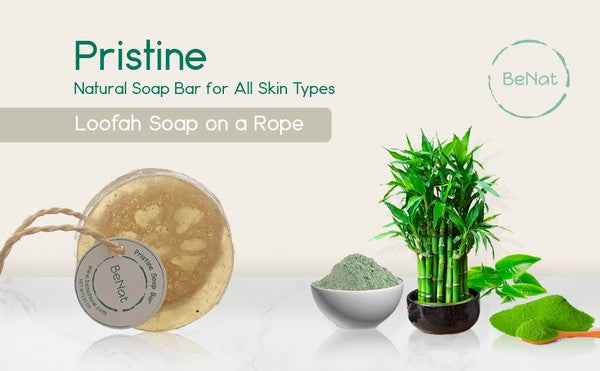 Pristine Soap Bar. Green Clay, Bamboo, and Green T 19514c77-da70-4492-ae62-65453de5ca9f