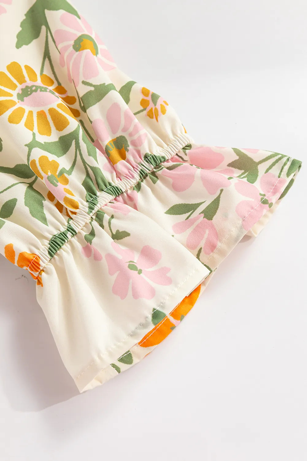 Multicolour Crochet V Neck Half Sleeve Boho Floral Blouse 19714b4d-6d28-475d-832e-3bf002b2fc8f-Max-Origin