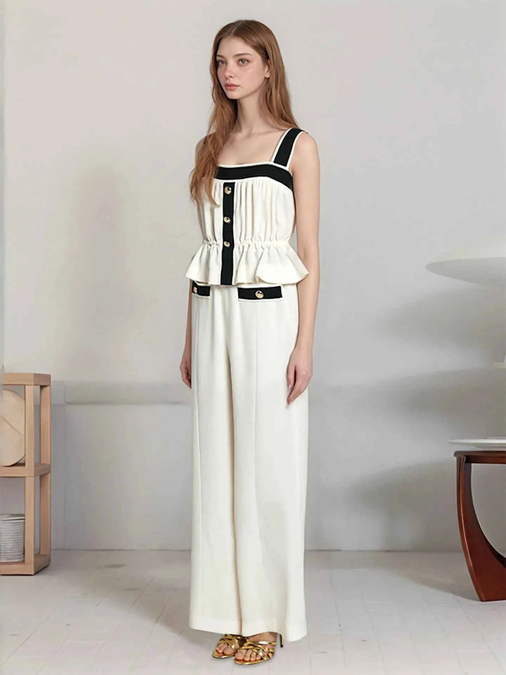 Ruffled Hem Tank and Pants Set 1a5a4798cec340888b6b354b49d44d6e-Max-Origin