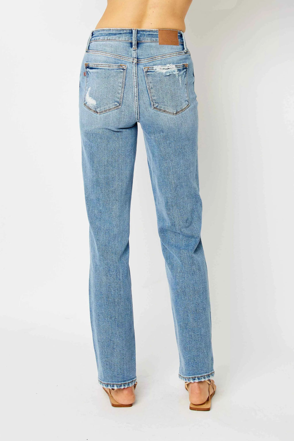 Judy Blue Full Size High Waist Straight Jeans with Heavy Destroy Plus Size 1a5ead2b94fe41ad9c3184af30b844fd-Max-Origin