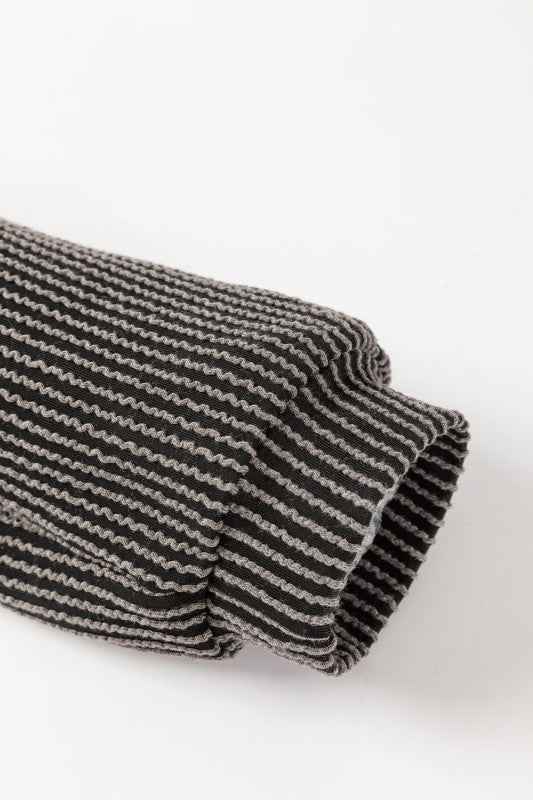 Corded Knit Long Sleeve Top and Shorts Set 1ad2810a-6eee-460e-be50-383aff8eddd4