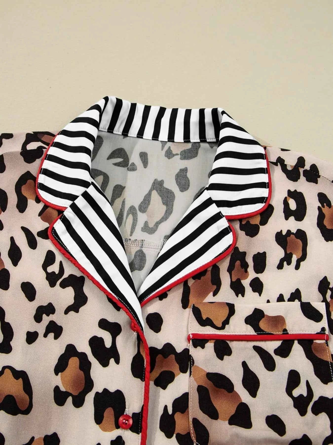 Leopard and Striped Trim Shirt and Pants Set 1b1af2e2-a73a-477e-877d-8a9e544018ff-Max-Origin