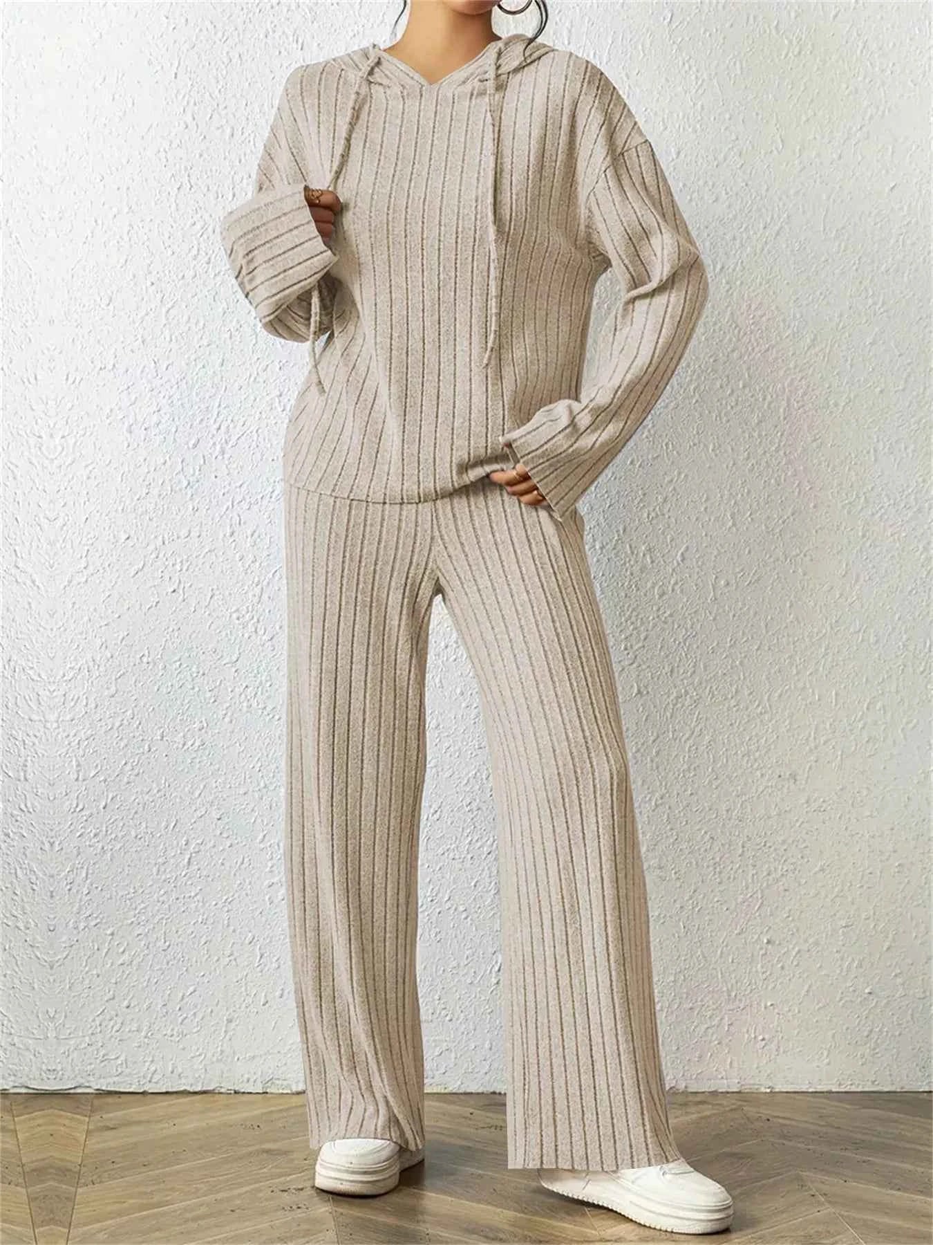 Ribbed Drawstring Hoodie and Pants Set Gray 1b5c1b7d-f8e9-4239-9d7b-4ae0f38a72b0-Max-Origin