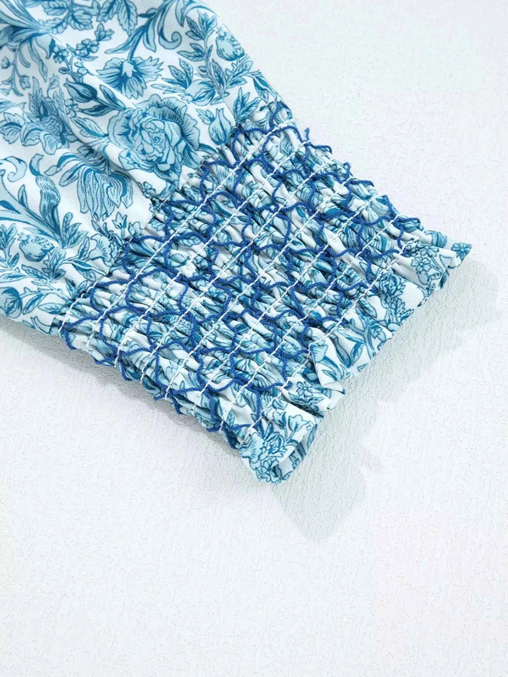 Floral Button Up Puff Sleeve Shirt 1c66dbbc649a40488b470d8e0ee1ae48-Max-Origin