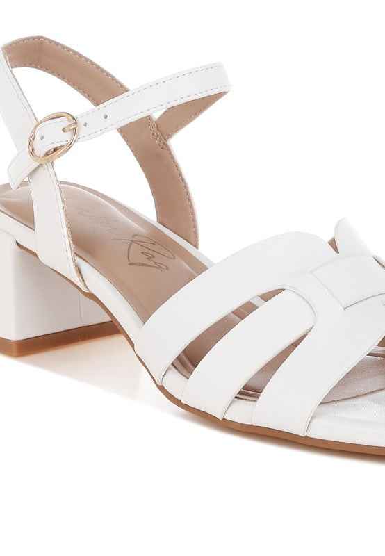 Eliska Strappy Square Toe Block Heels 1c889379-15dd-4604-ab25-c26838293003