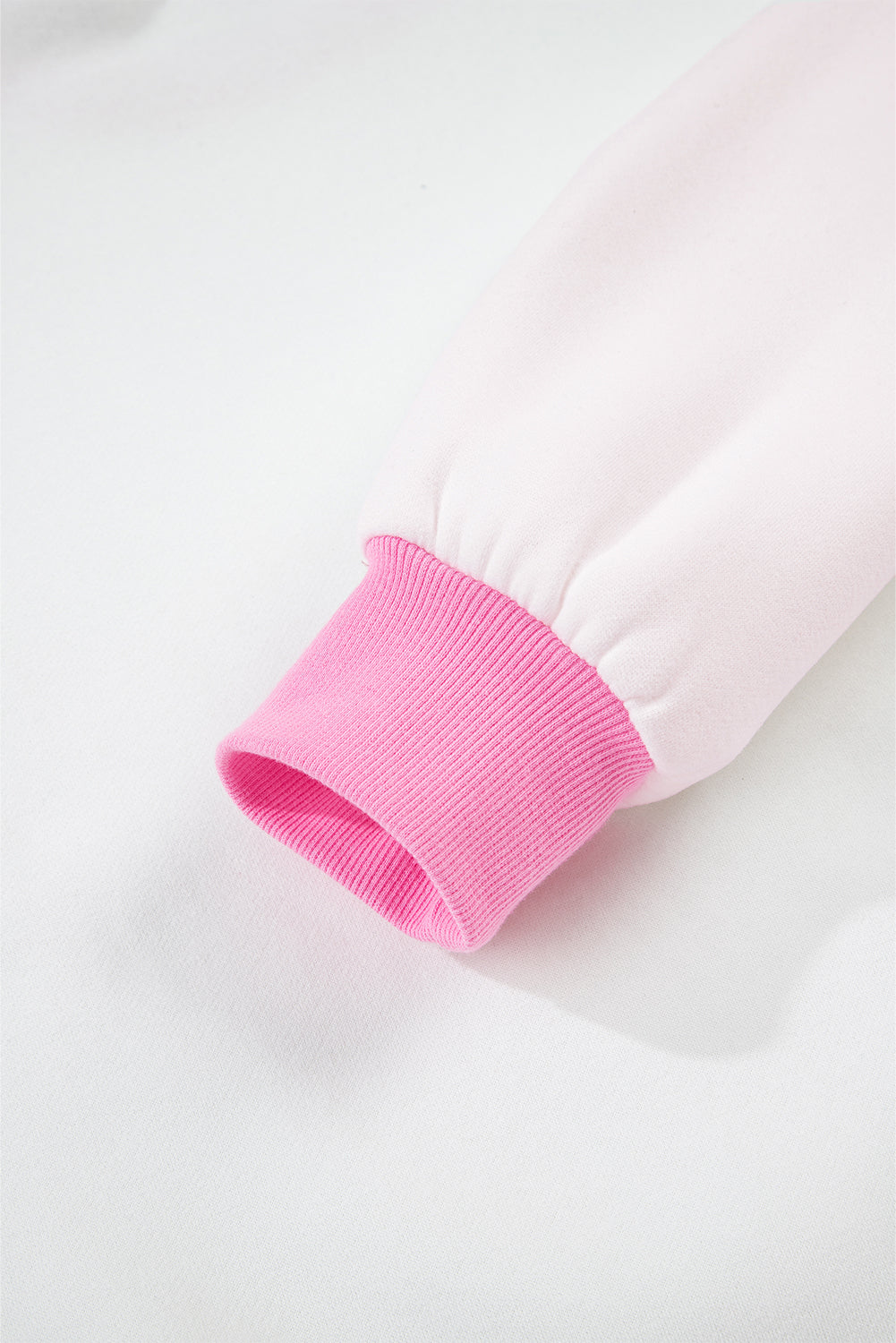 Strawberry Pink Colorblock Pullover and Drawstring Shorts Set 1cbf82da246fd9bc