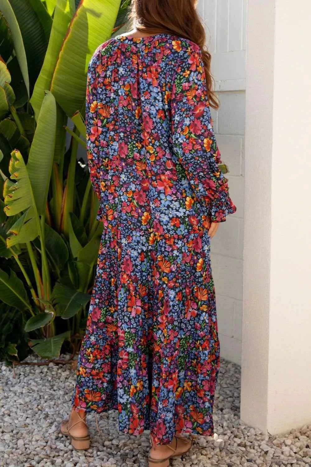 Floral Notched Flounce Sleeve Maxi Dress 1d6159a1-703f-45e0-926e-b6c422565411-Max-Origin