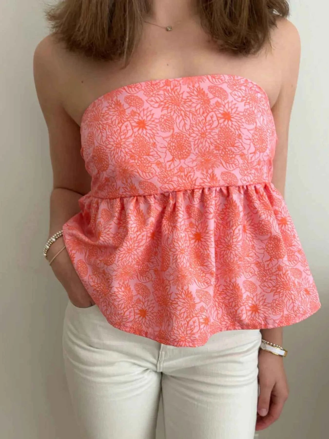 Tie Back Tube Top Pink 1dd1a629-363e-489f-bedb-0d7b350e2e55-Max-Origin