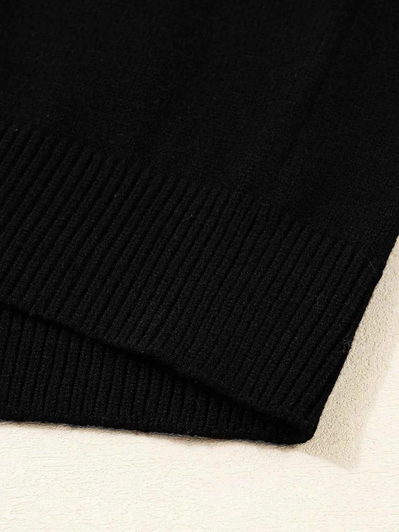 Color Block Crew Neck Drop Shoulder Sweater 1de7eb4da2fd48e7a280cd057e09dd6d-Max-Origin