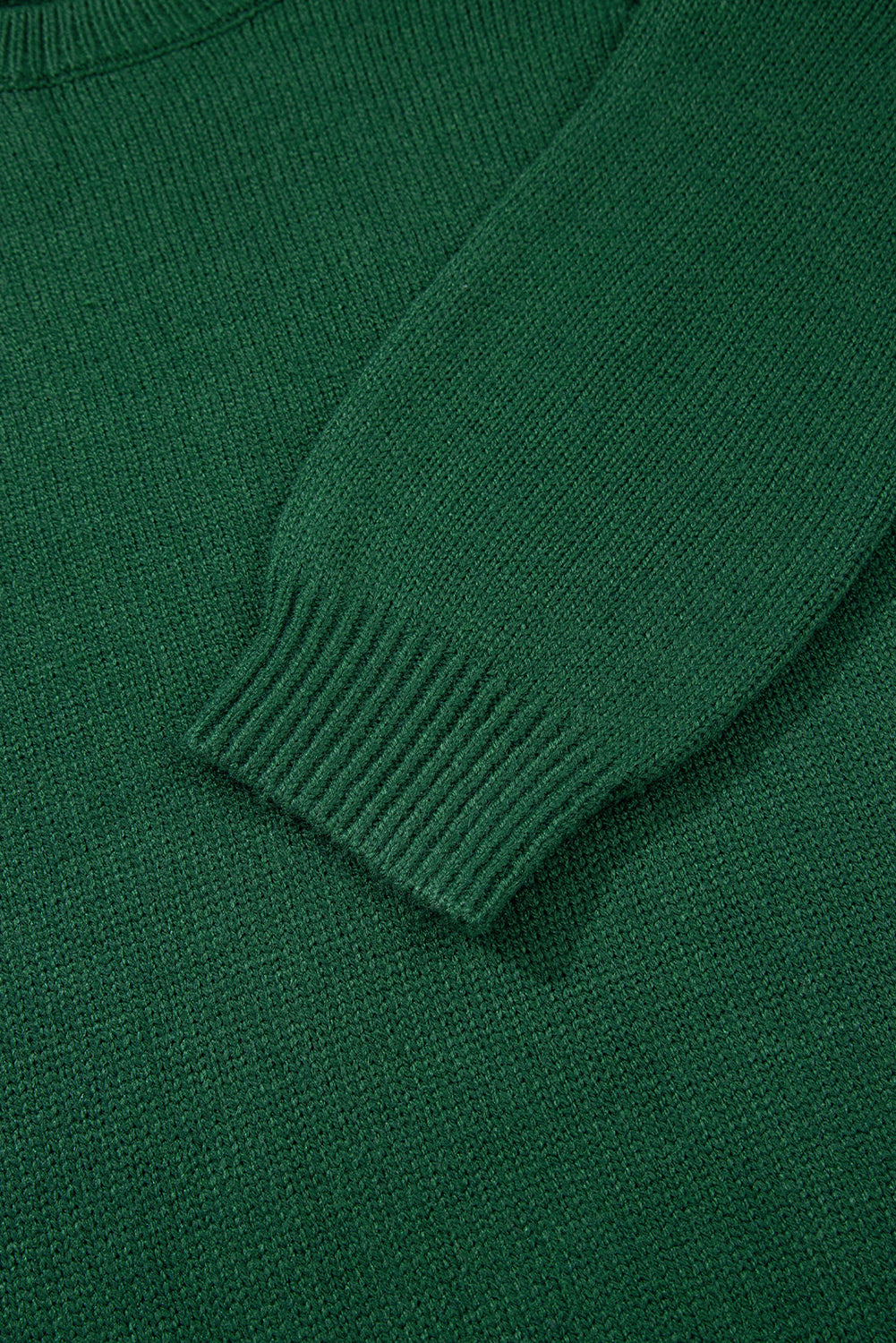 Evergreen Plain Raglan Sleeve Crew Neck Sweater 1e84496e2bce73a8