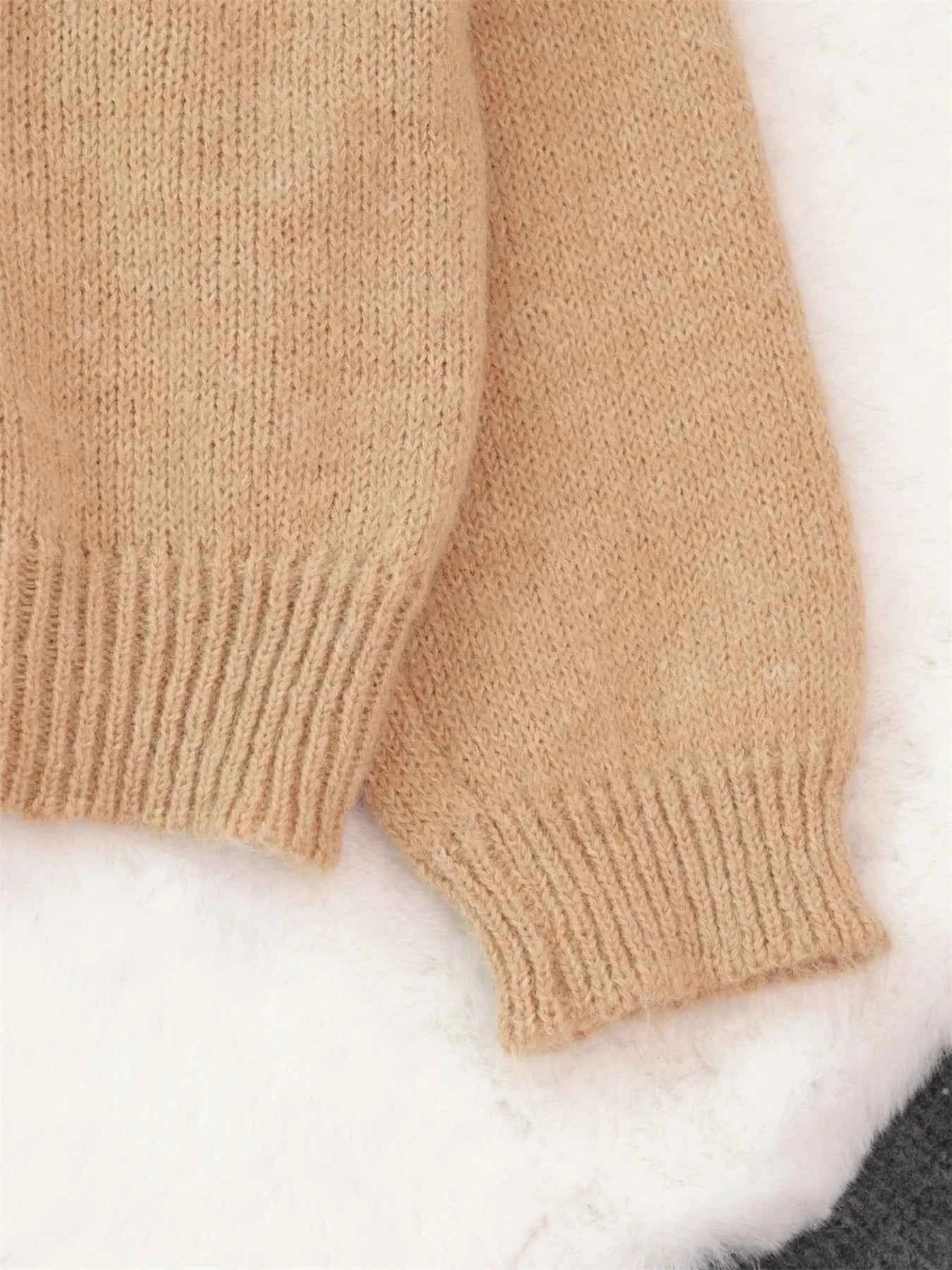 Sequined Diamond Pattern Oversized Sweater 1e97543038d044bab15a8ad4f4bf899a-Max-Origin