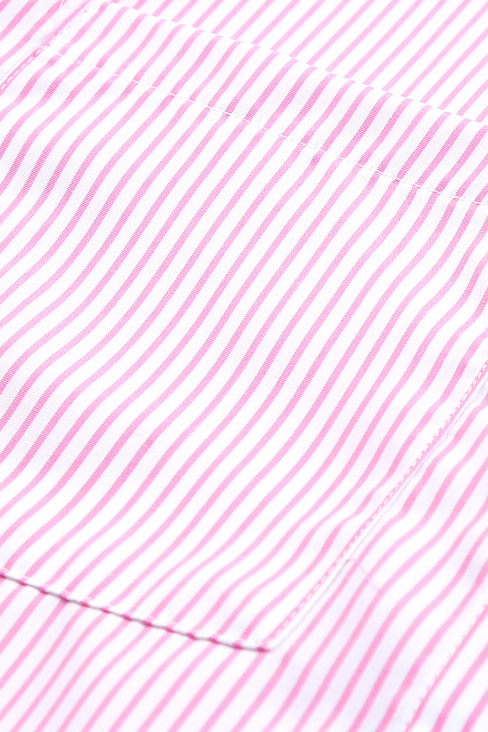 Pink Striped Pocket Button Up Plus Size Shirt 1f0ab1533cb382f0