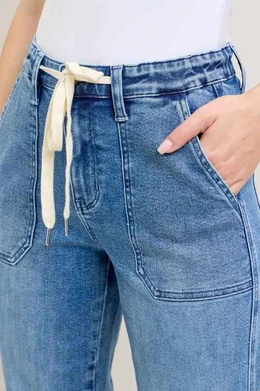 Judy Blue Full Size High Waist Denim Jogger Plus Size 1f48a22f38ff4011a620d8983210dc26-Max-Origin