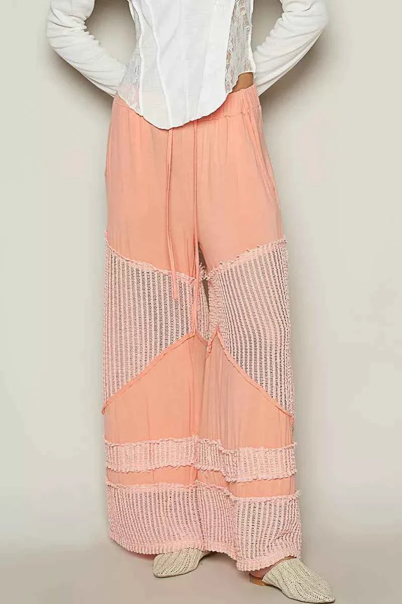 POL Drawstring Elastic Waistband Wide-Leg Pants CORAL ORANGE 1f7cd4f5-f794-4dd8-815b-51e5bbea3e0d-Max-Origin