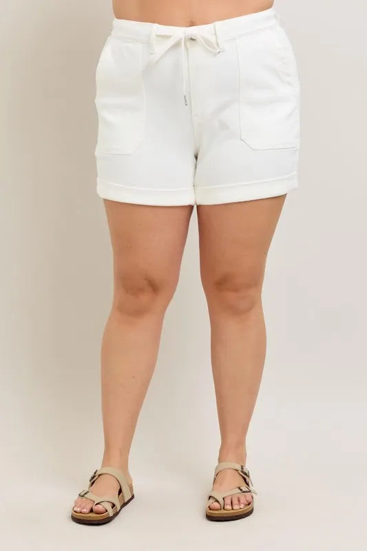 Judy Blue Full Size High Waist Cuff Denim Shorts Plus Size 1fed734b-970f-4d3e-9426-9e7bf7ec272a-Max-Origin
