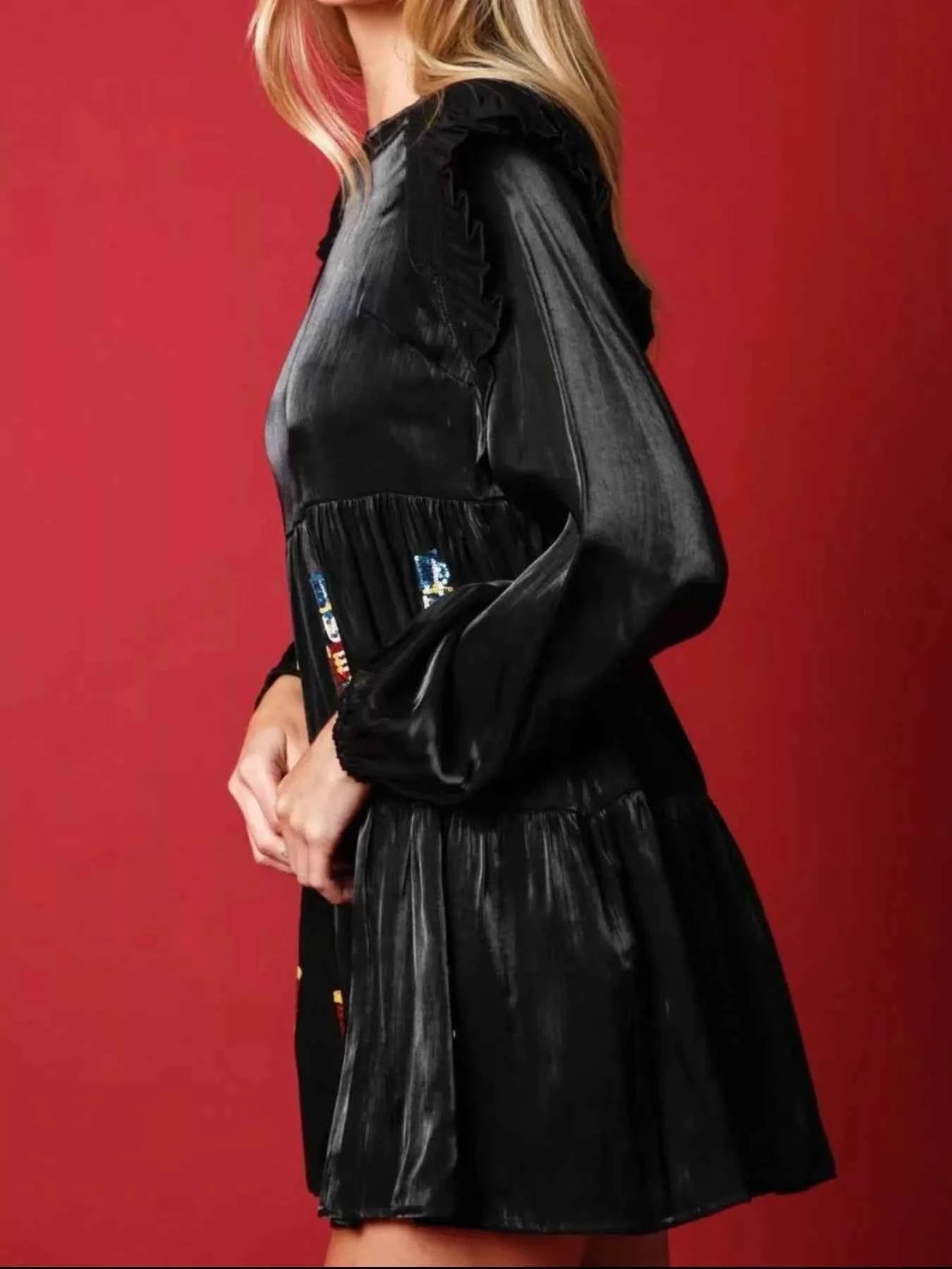 Christmas Ruffled Nutcracker Long Sleeve Dress 20bdf8dc-6d7b-4ef8-9b31-258a122019d6-Max-Origin