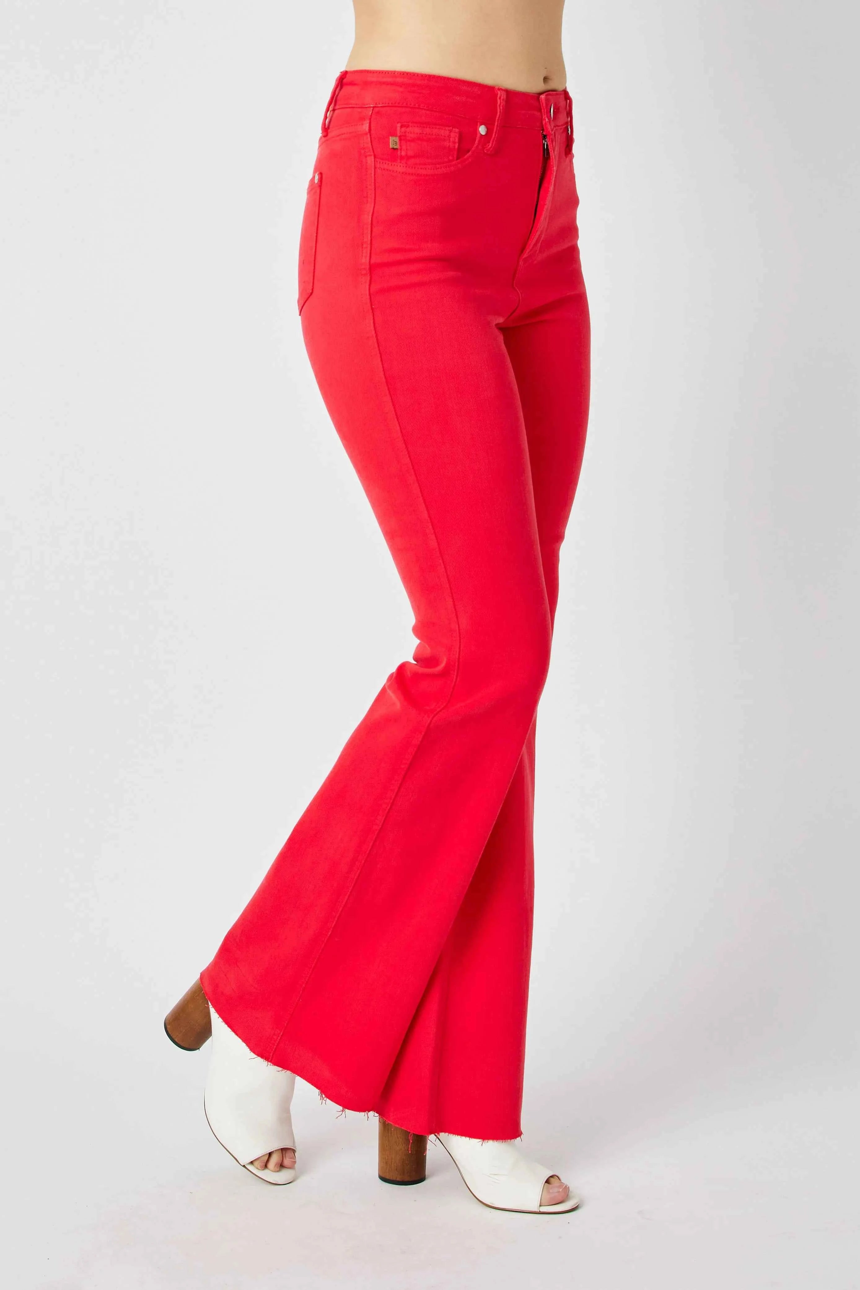 Judy Blue Full Size Hw Tummy Control Garment Dyed Flare Jeans Plus Size 20de5a5bf9994fdda4117a14d8c16542-Max-Origin