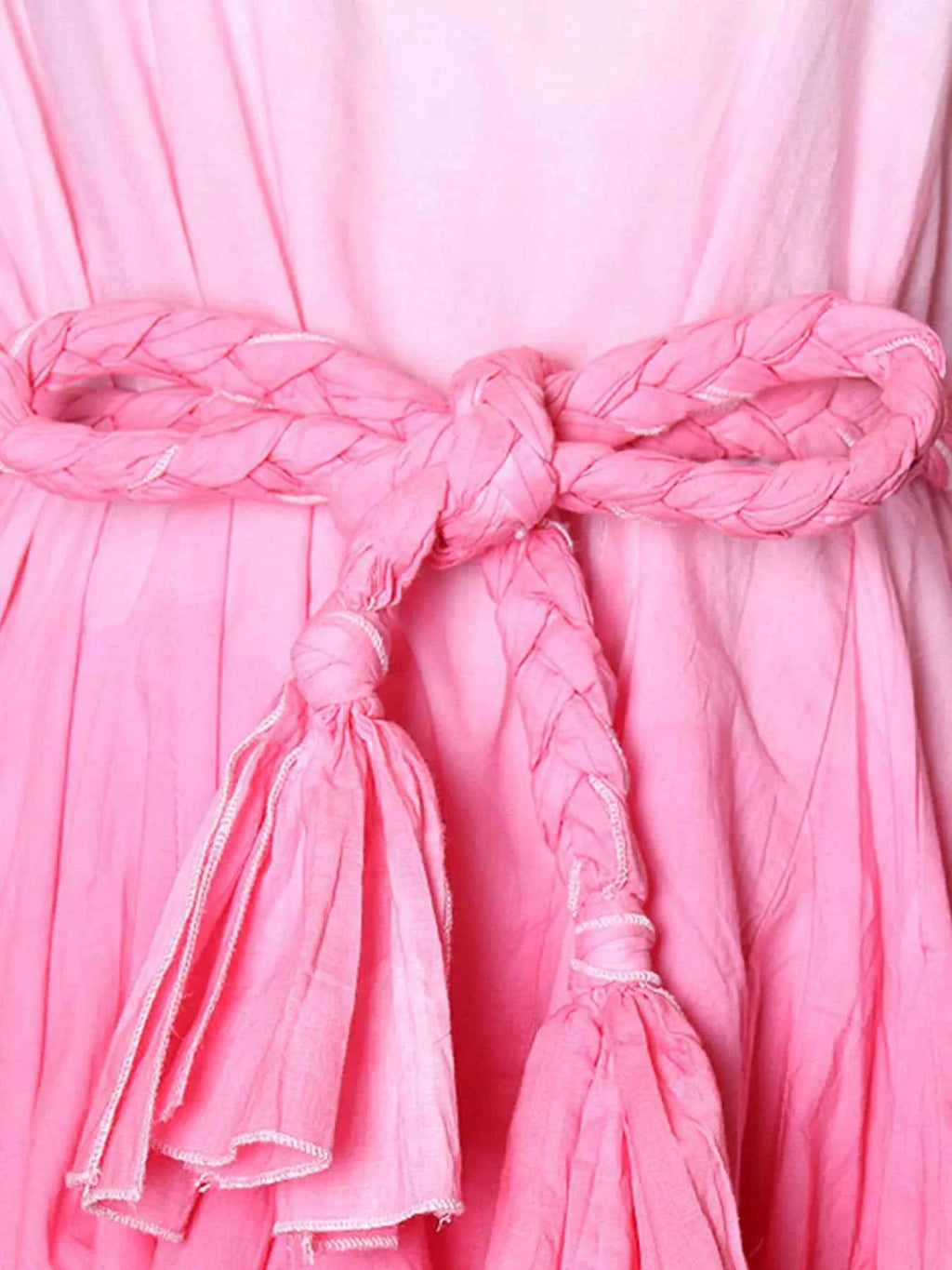 Gradient Round Neck Balloon Sleeve Dress 21074a64-006f-4705-8a24-81137edf7973-Max-Origin